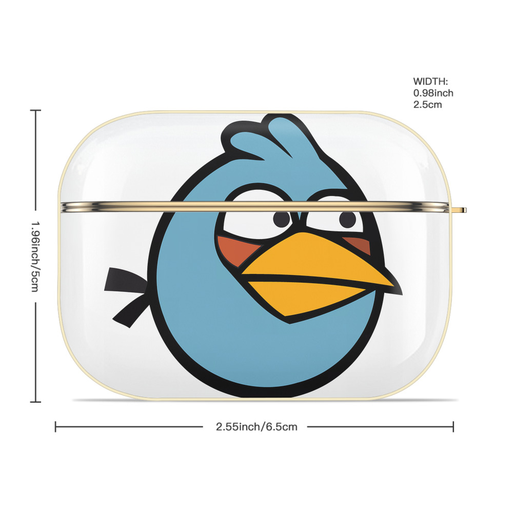 Angry Birds アングリーバード 【AirPods Pro用】ハードシェル保護ケース｜耐衝撃・防指紋・カラビナ付き商品仕様