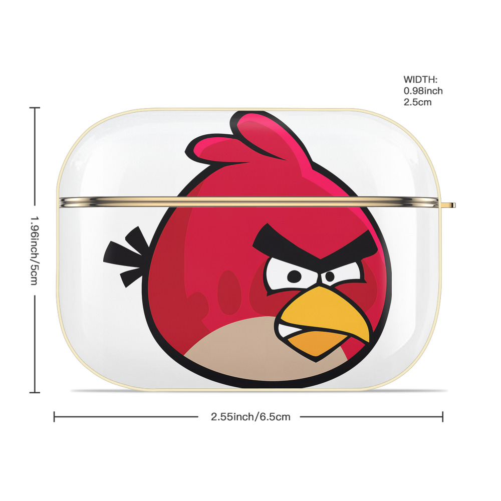 Angry Birds アングリーバード 【AirPods Pro用】ハードシェル保護ケース｜耐衝撃・防指紋・カラビナ付き商品仕様