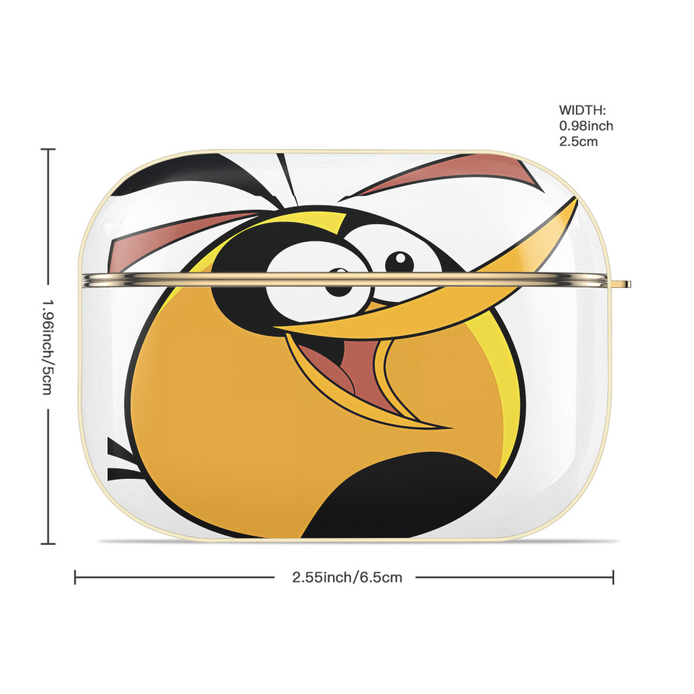 Angry Birds アングリーバード 【AirPods Pro用】ハードシェル保護ケース｜耐衝撃・防指紋・カラビナ付き商品仕様