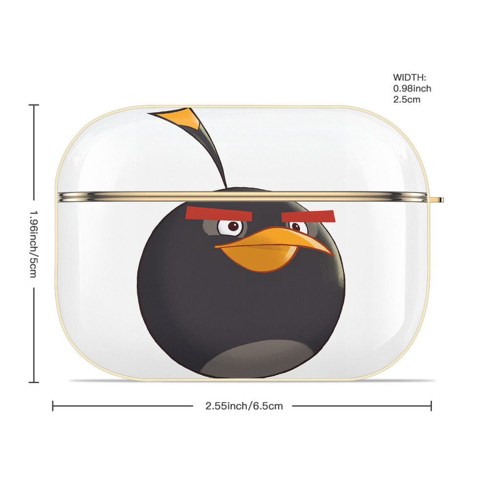 Angry Birds アングリーバード 【AirPods Pro用】ハードシェル保護ケース｜耐衝撃・防指紋・カラビナ付き商品仕様