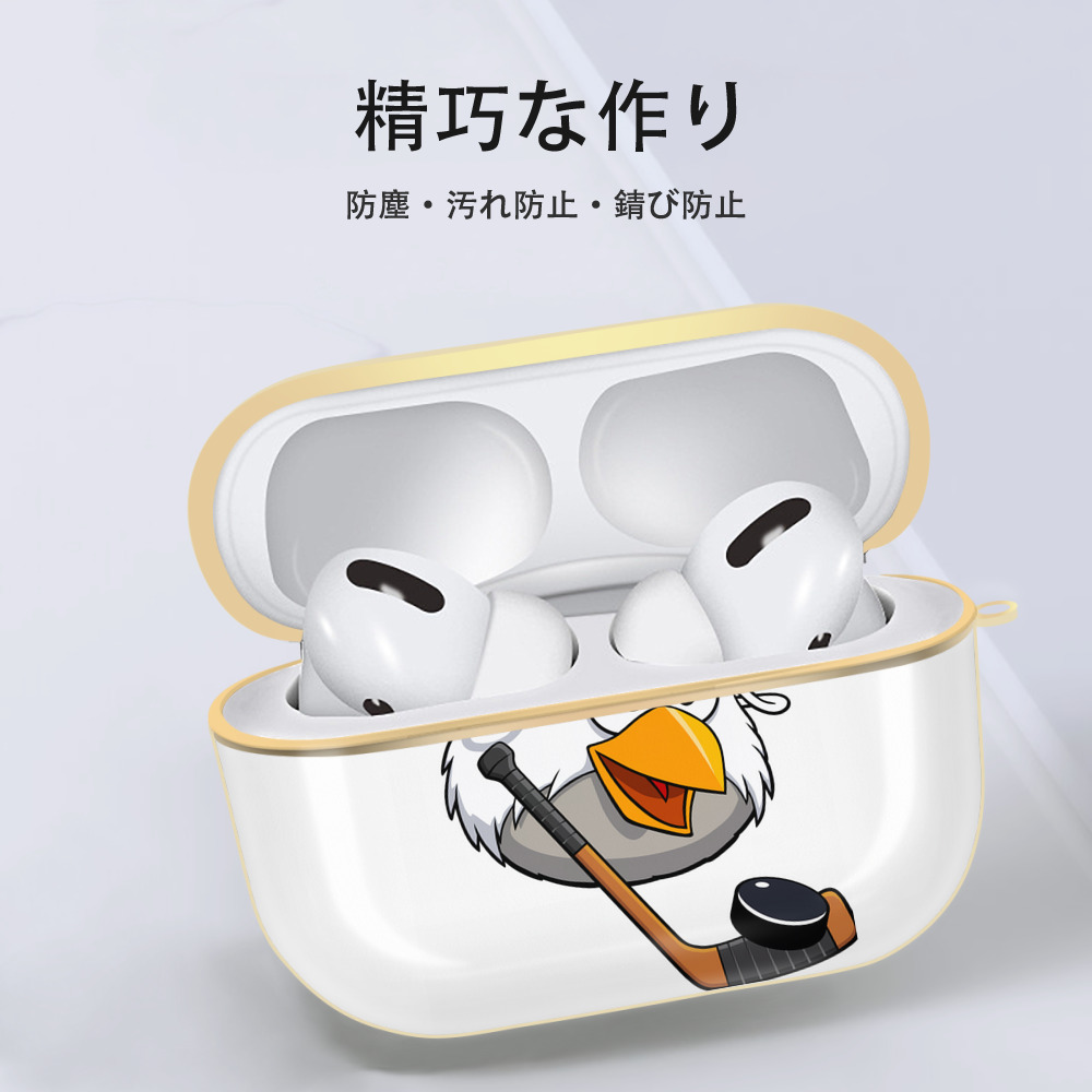 Angry Birds アングリーバード 【AirPods Pro用】ハードシェル保護ケース｜耐衝撃・防指紋・カラビナ付き商品仕様
