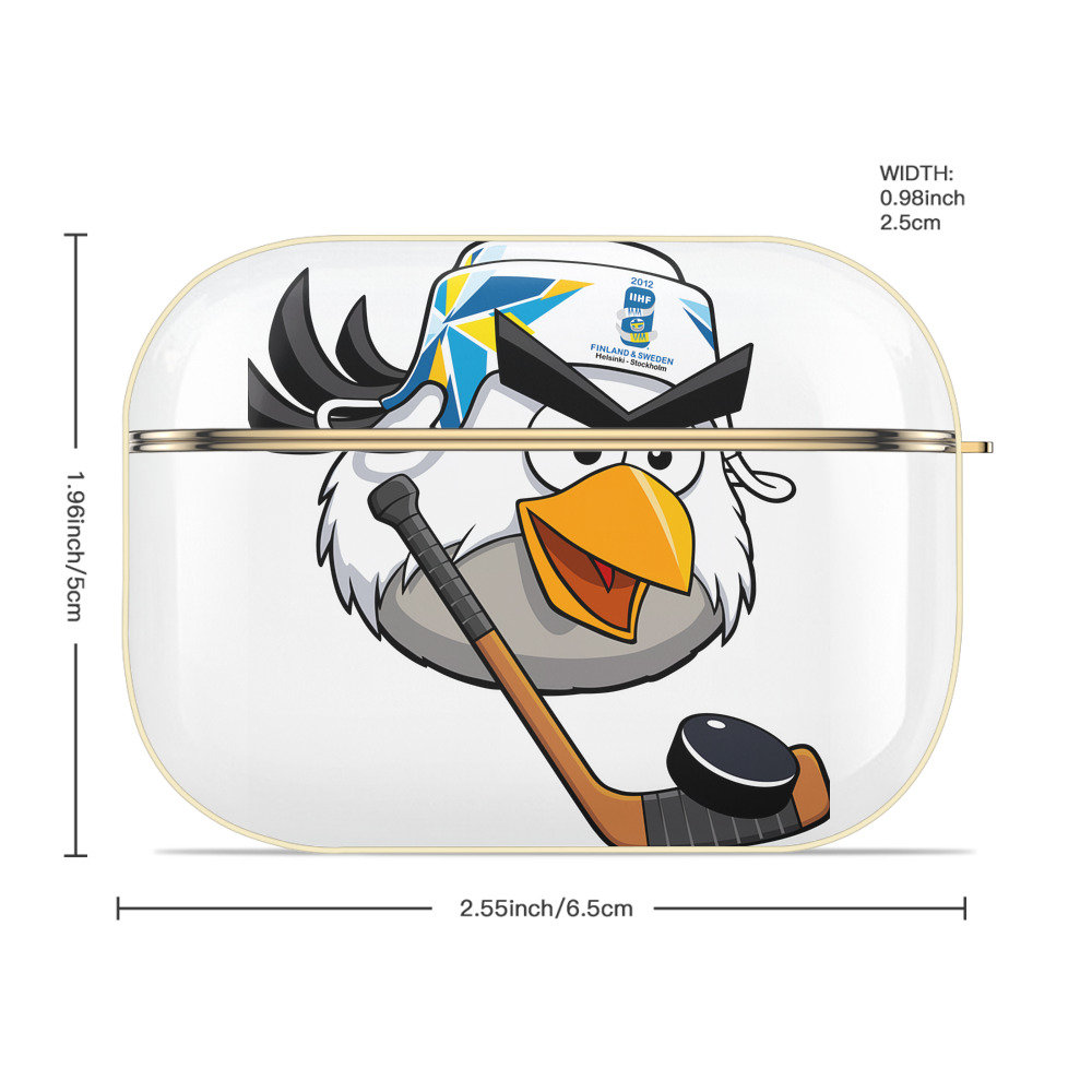 Angry Birds アングリーバード 【AirPods Pro用】ハードシェル保護ケース｜耐衝撃・防指紋・カラビナ付き商品仕様