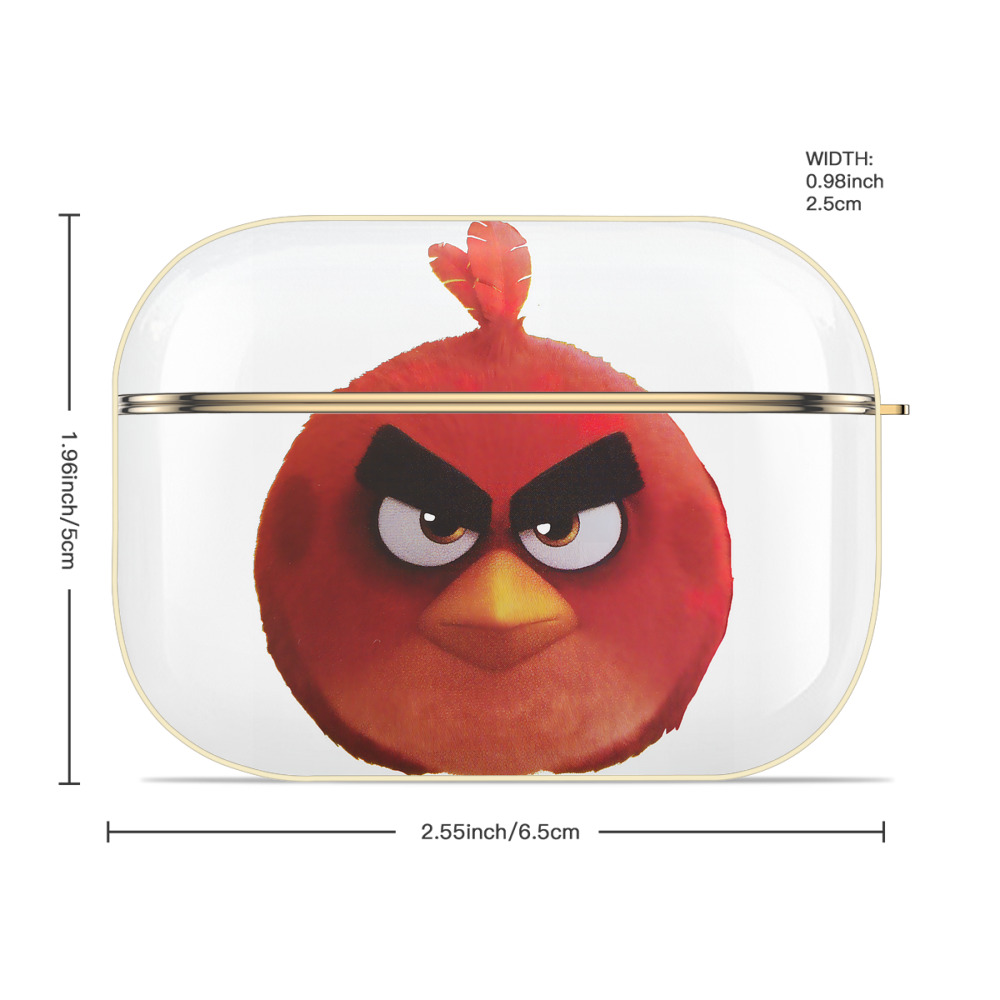 Angry Birds アングリーバード 【AirPods Pro用】ハードシェル保護ケース｜耐衝撃・防指紋・カラビナ付き商品仕様