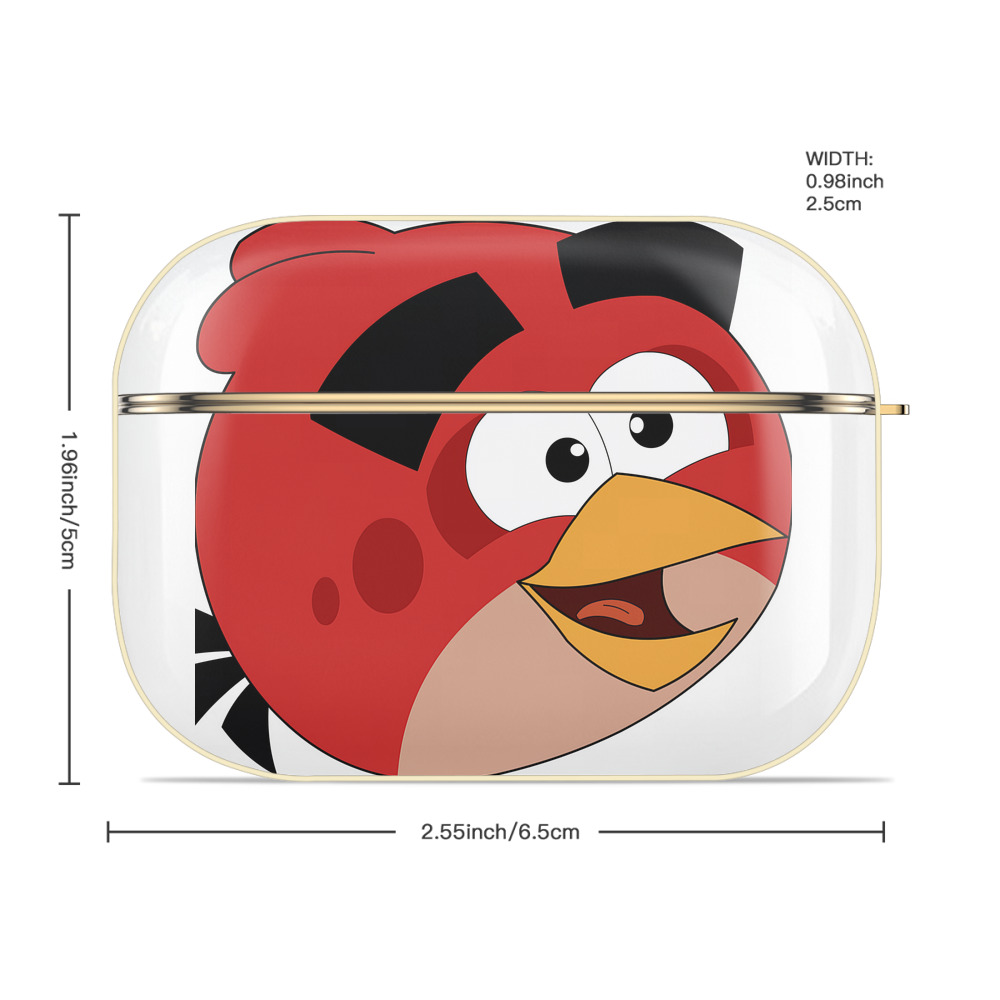 Angry Birds アングリーバード 【AirPods Pro用】ハードシェル保護ケース｜耐衝撃・防指紋・カラビナ付き商品仕様