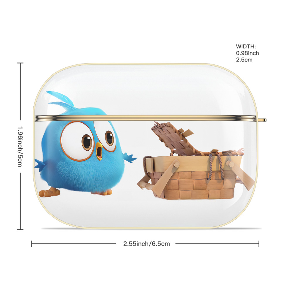 Angry Birds アングリーバード 【AirPods Pro用】ハードシェル保護ケース｜耐衝撃・防指紋・カラビナ付き商品仕様
