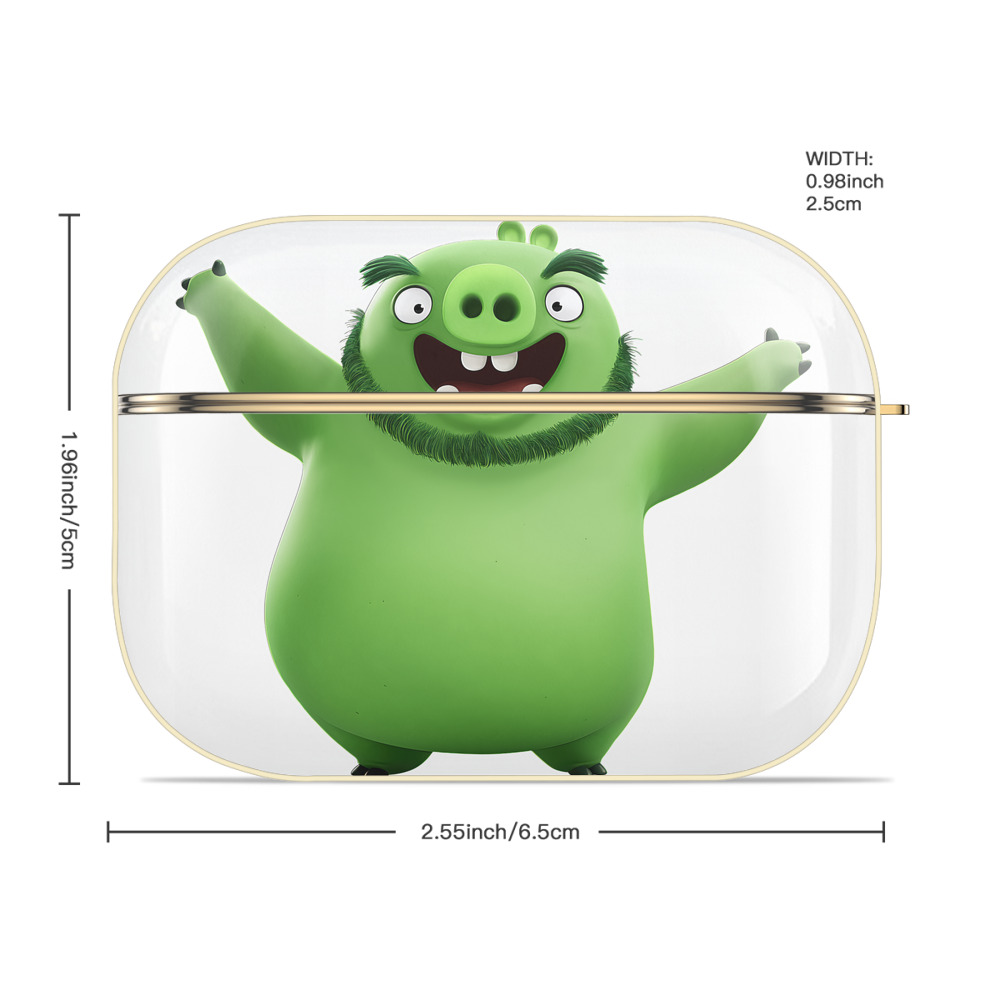Angry Birds アングリーバード 【AirPods Pro用】ハードシェル保護ケース｜耐衝撃・防指紋・カラビナ付き商品仕様