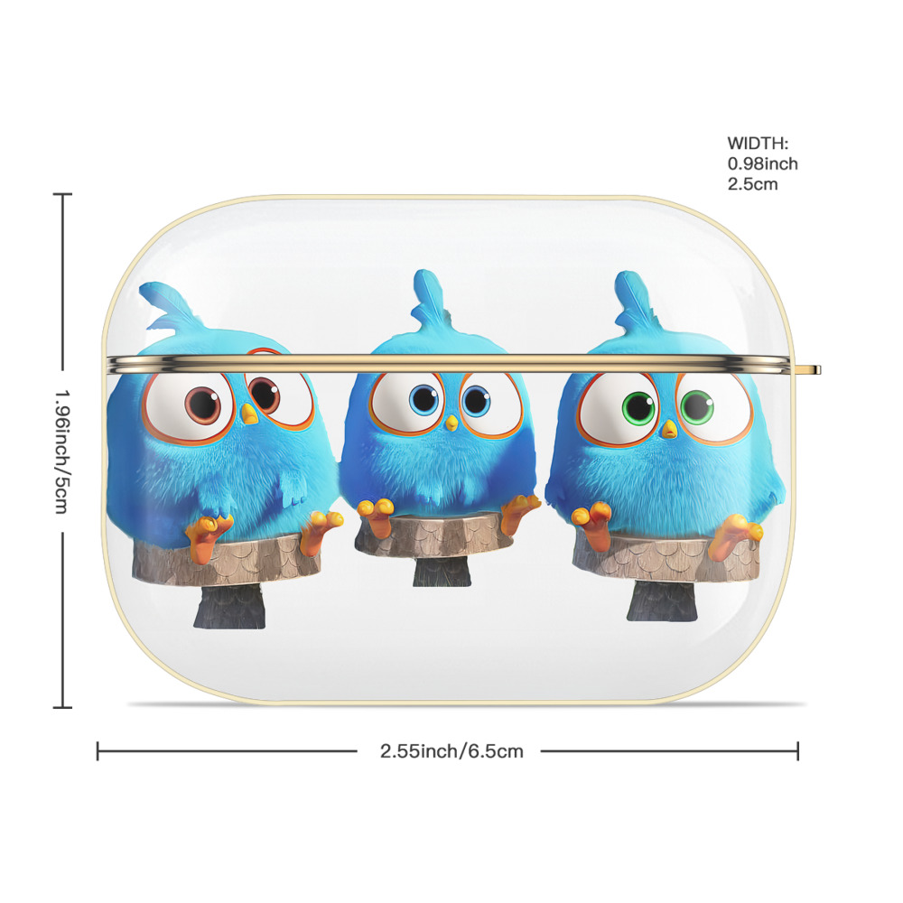 Angry Birds アングリーバード 【AirPods Pro用】ハードシェル保護ケース｜耐衝撃・防指紋・カラビナ付き商品仕様