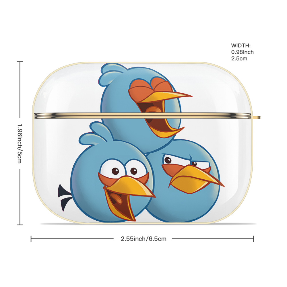 Angry Birds アングリーバード 【AirPods Pro用】ハードシェル保護ケース｜耐衝撃・防指紋・カラビナ付き商品仕様