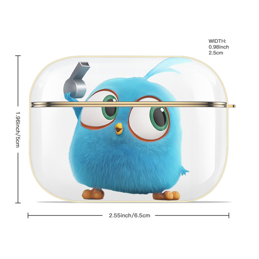Angry Birds アングリーバード 【AirPods Pro用】ハードシェル保護ケース｜耐衝撃・防指紋・カラビナ付き商品仕様