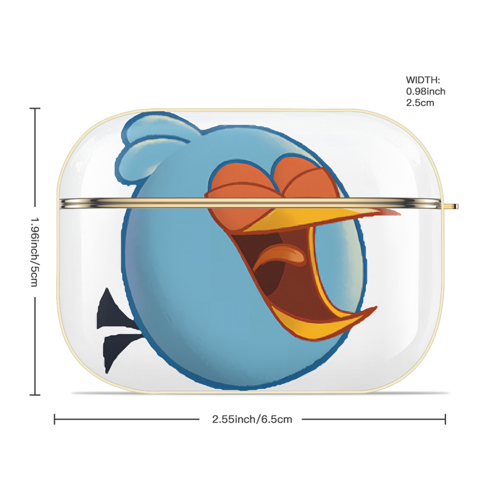 Angry Birds アングリーバード 【AirPods Pro用】ハードシェル保護ケース｜耐衝撃・防指紋・カラビナ付き商品仕様