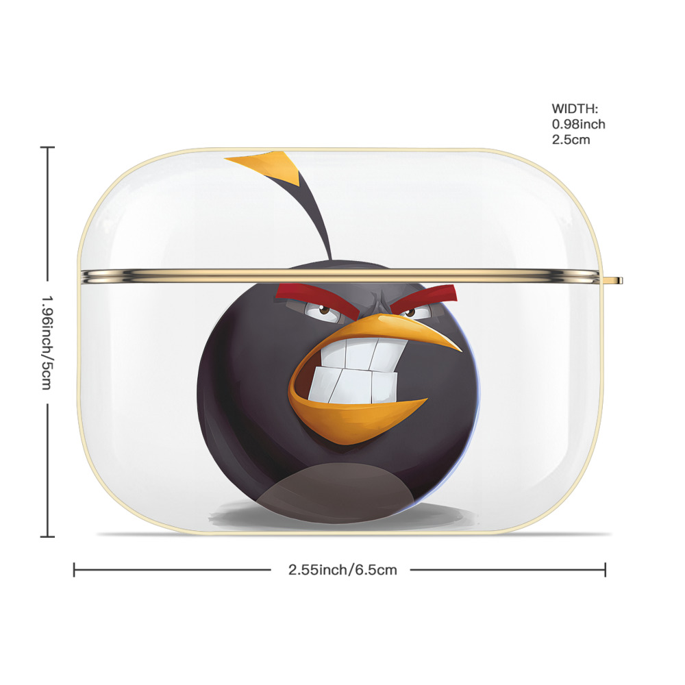 Angry Birds アングリーバード 【AirPods Pro用】ハードシェル保護ケース｜耐衝撃・防指紋・カラビナ付き商品仕様