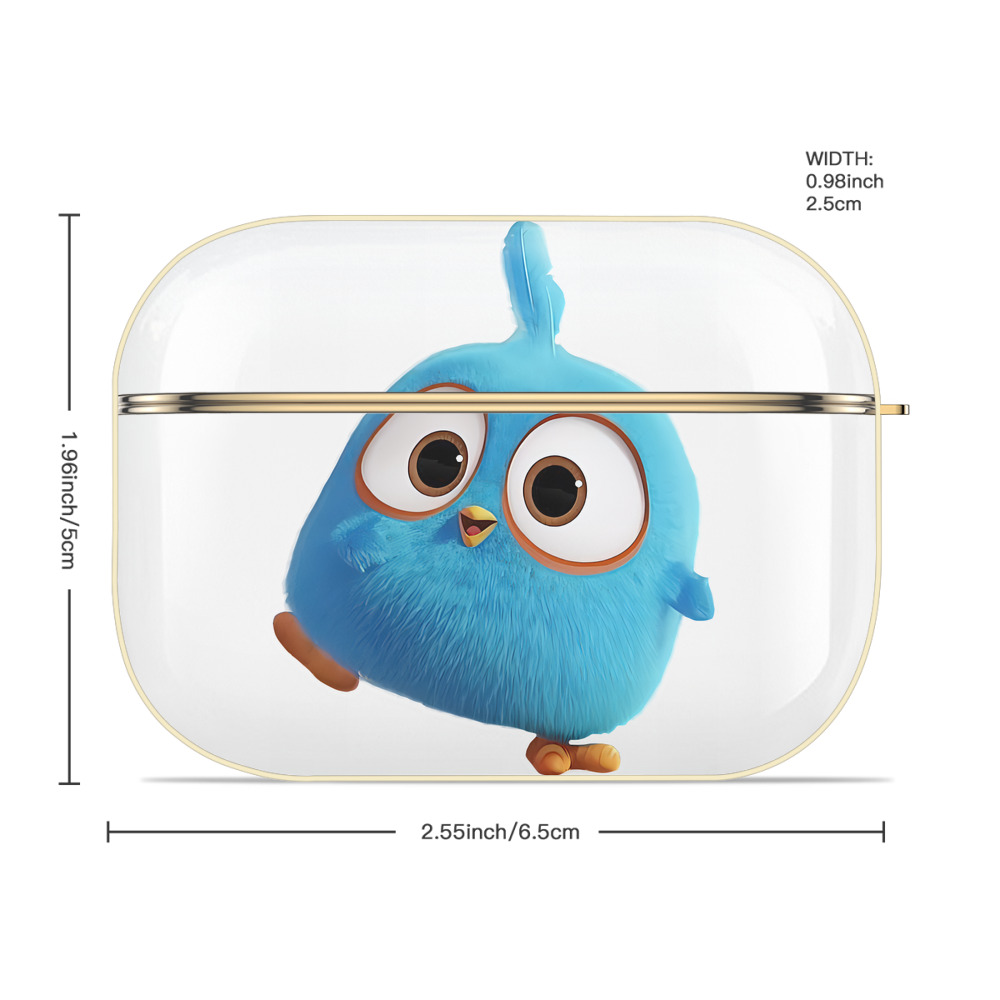 Angry Birds アングリーバード 【AirPods Pro用】ハードシェル保護ケース｜耐衝撃・防指紋・カラビナ付き商品仕様