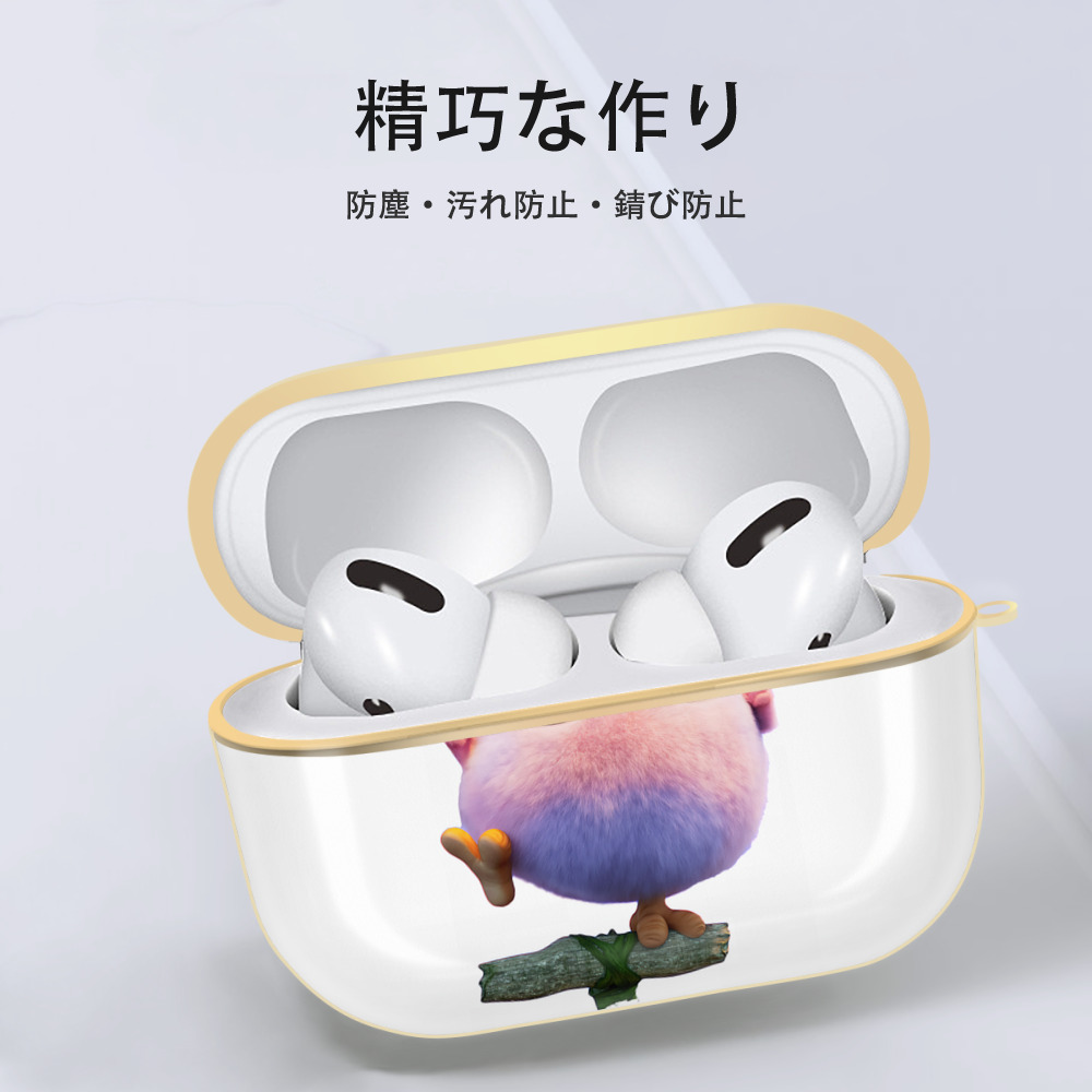 Angry Birds アングリーバード 【AirPods Pro用】ハードシェル保護ケース｜耐衝撃・防指紋・カラビナ付き商品仕様