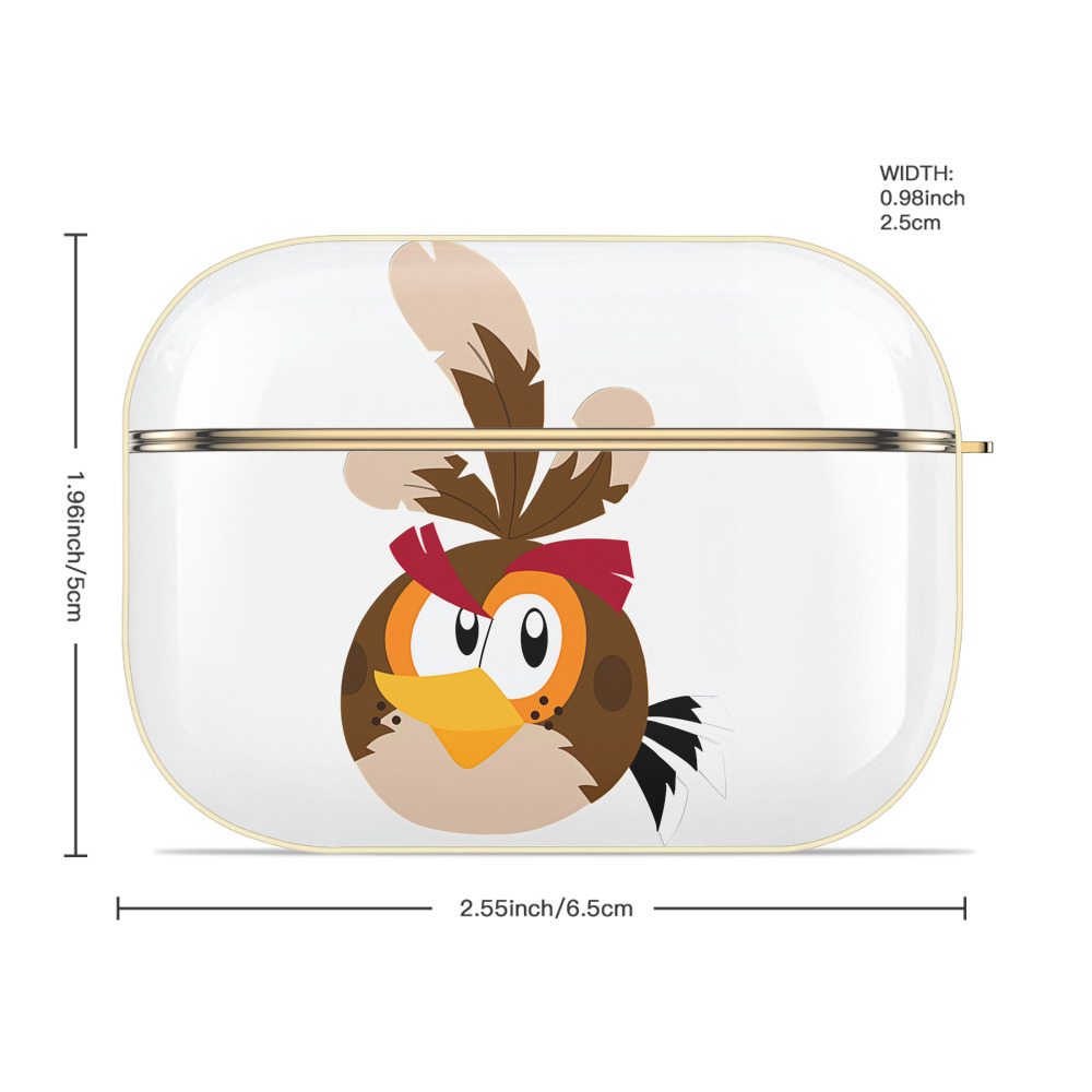 Angry Birds アングリーバード 【AirPods Pro用】ハードシェル保護ケース｜耐衝撃・防指紋・カラビナ付き商品仕様