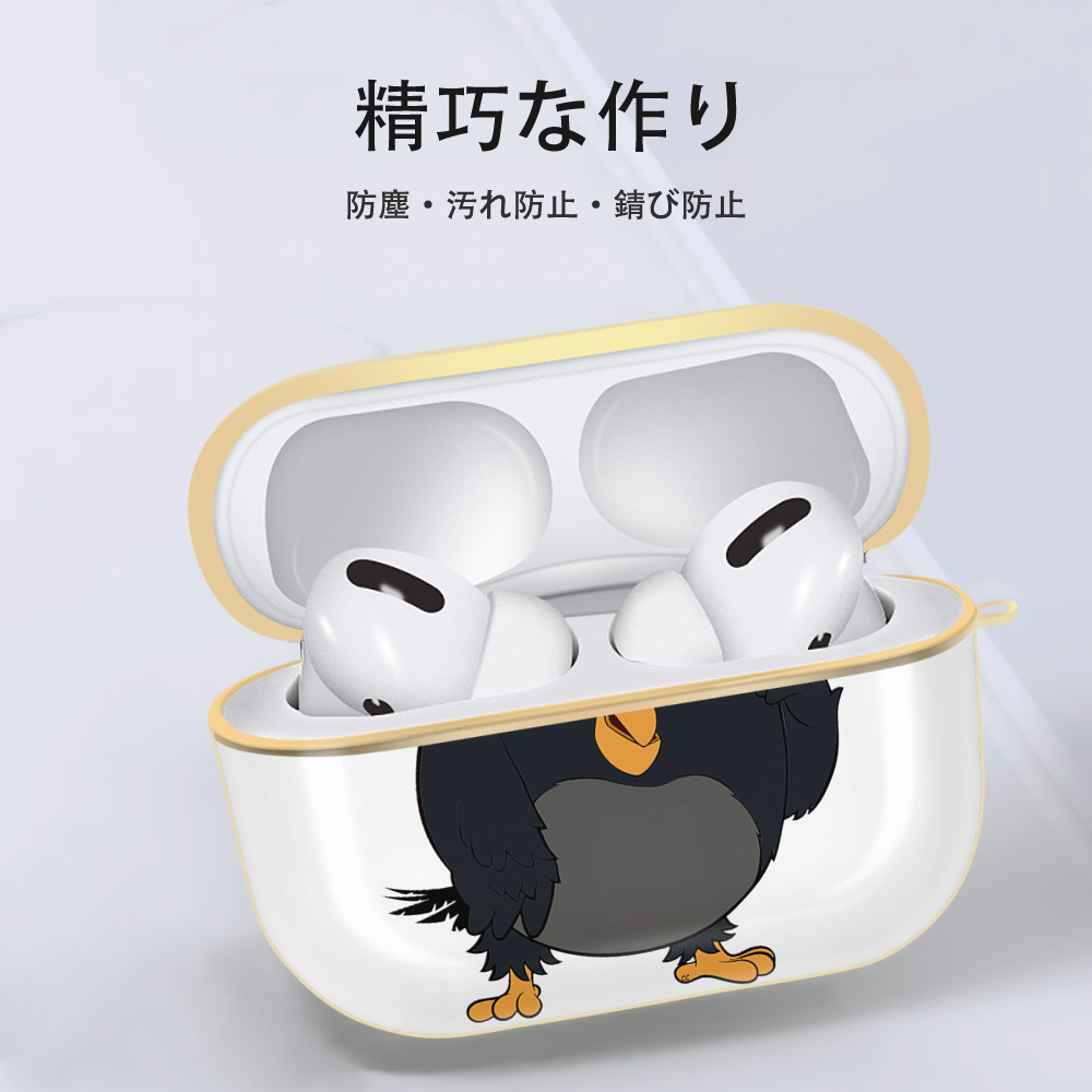Angry Birds アングリーバード 【AirPods Pro用】ハードシェル保護ケース｜耐衝撃・防指紋・カラビナ付き商品仕様