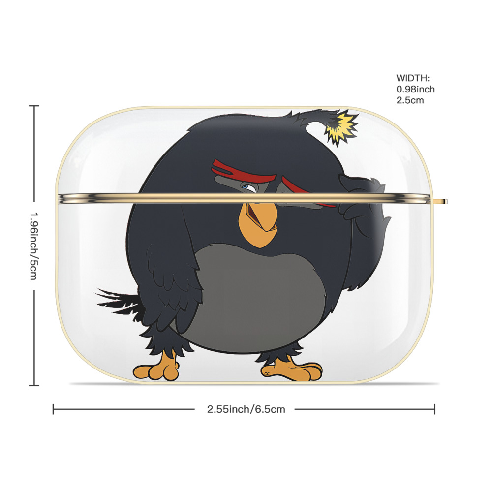 Angry Birds アングリーバード 【AirPods Pro用】ハードシェル保護ケース｜耐衝撃・防指紋・カラビナ付き商品仕様
