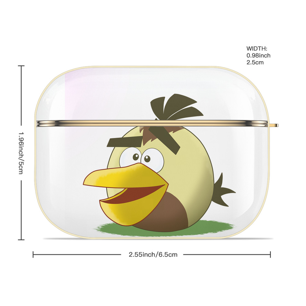 Angry Birds アングリーバード 【AirPods Pro用】ハードシェル保護ケース｜耐衝撃・防指紋・カラビナ付き商品仕様