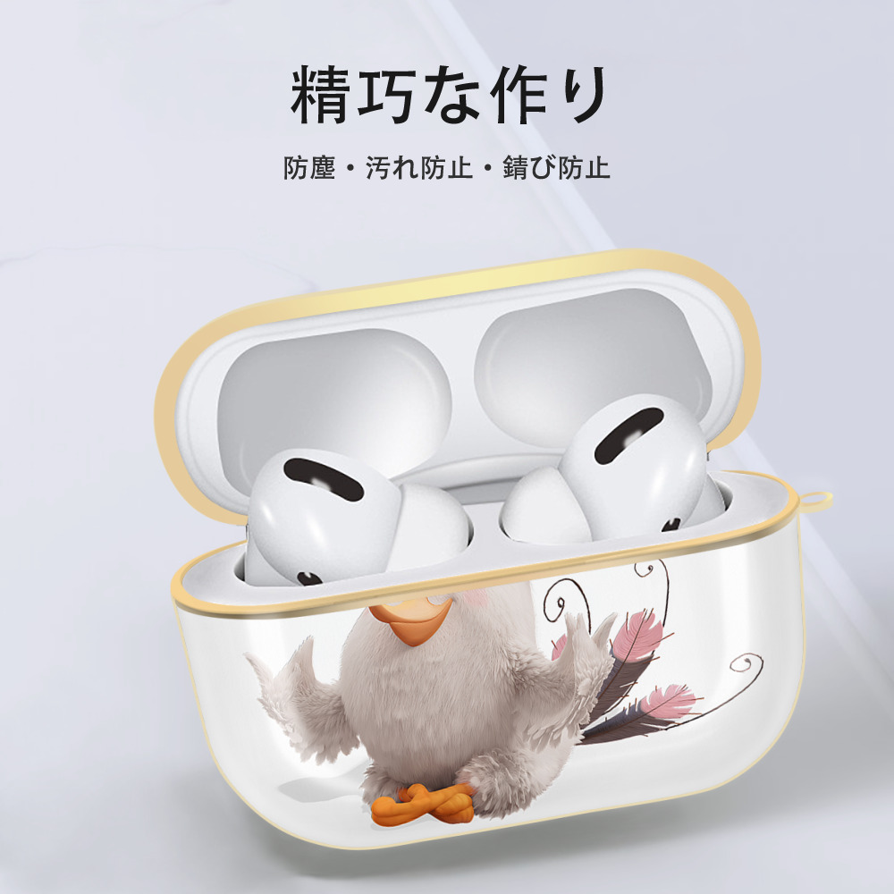 Angry Birds アングリーバード 【AirPods Pro用】ハードシェル保護ケース｜耐衝撃・防指紋・カラビナ付き商品仕様