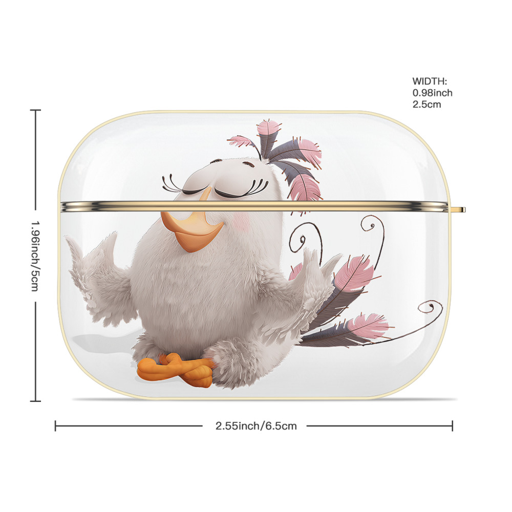Angry Birds アングリーバード 【AirPods Pro用】ハードシェル保護ケース｜耐衝撃・防指紋・カラビナ付き商品仕様