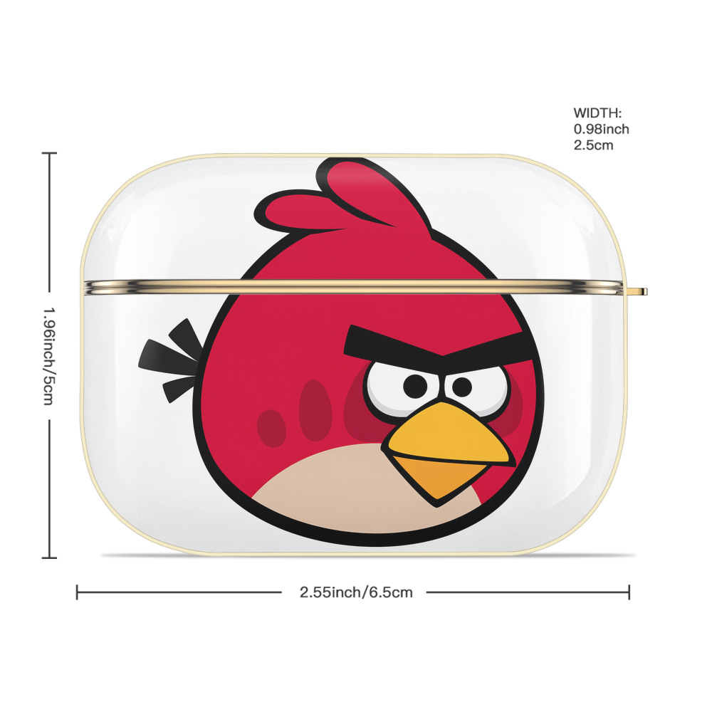 Angry Birds アングリーバード 【AirPods Pro用】ハードシェル保護ケース｜耐衝撃・防指紋・カラビナ付き商品仕様