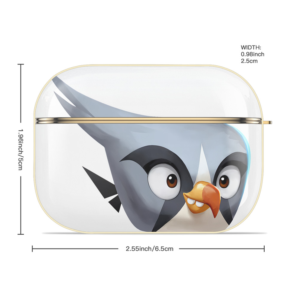 Angry Birds アングリーバード 【AirPods Pro用】ハードシェル保護ケース｜耐衝撃・防指紋・カラビナ付き商品仕様