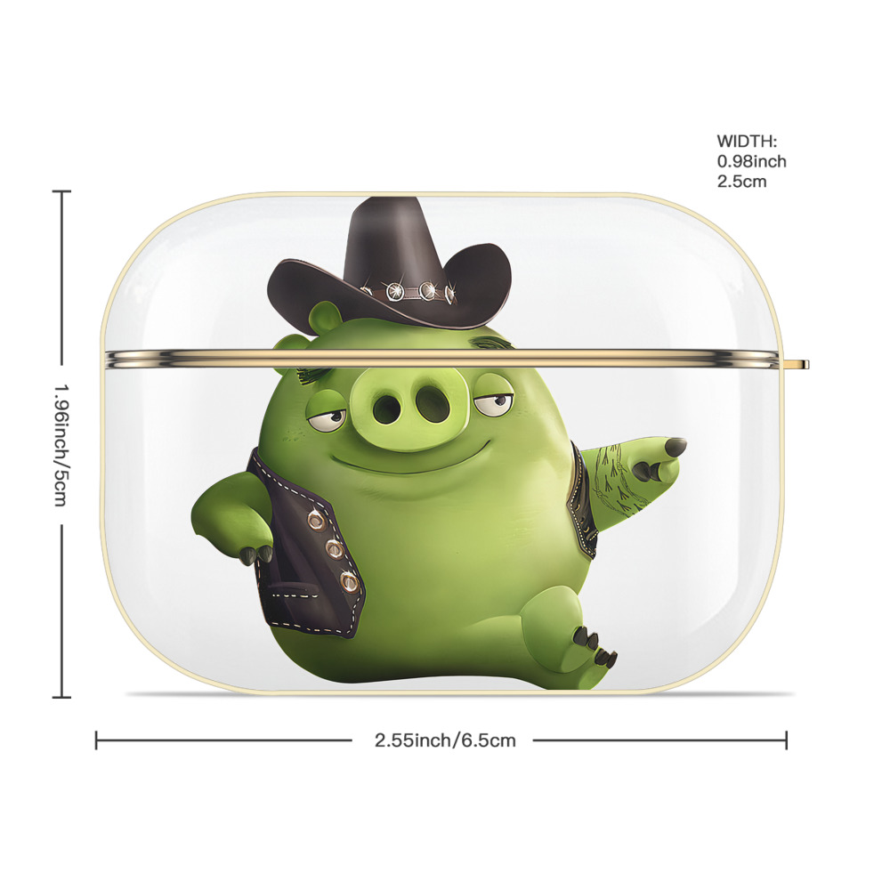 Angry Birds アングリーバード 【AirPods Pro用】ハードシェル保護ケース｜耐衝撃・防指紋・カラビナ付き商品仕様