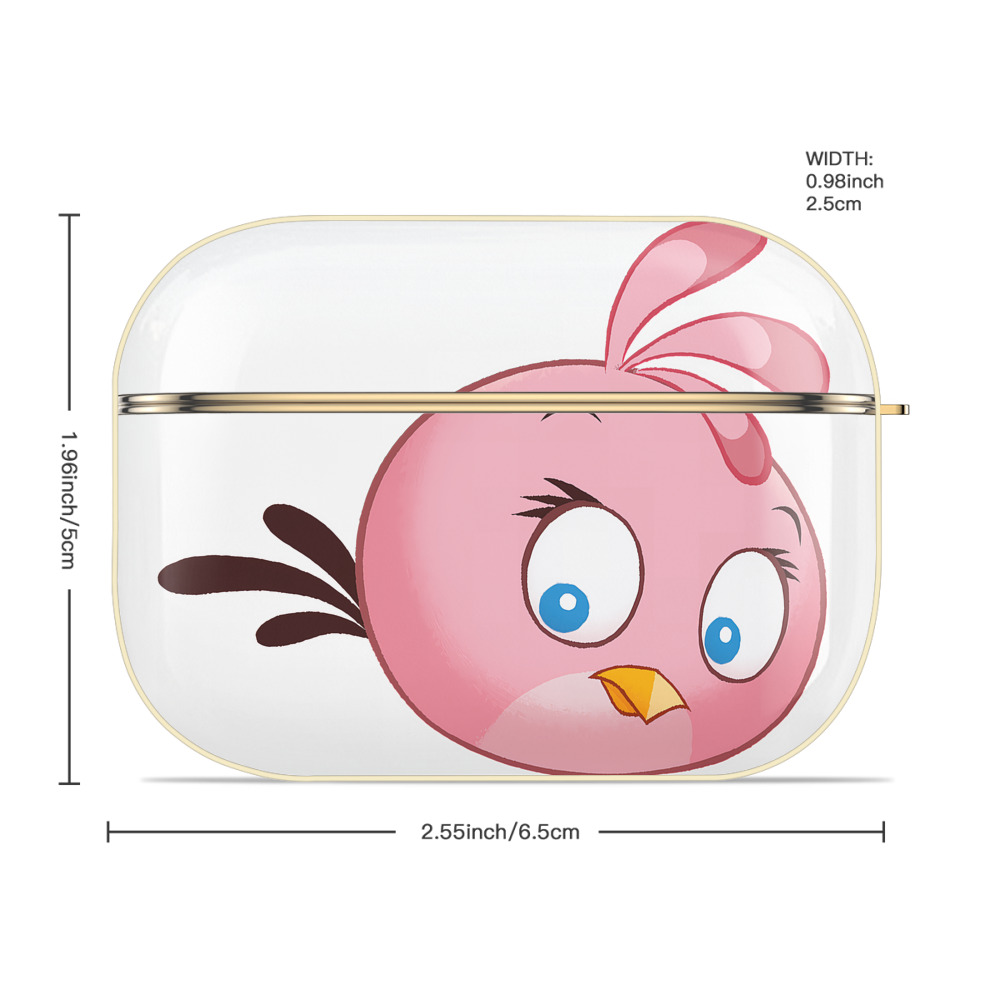 Angry Birds アングリーバード 【AirPods Pro用】ハードシェル保護ケース｜耐衝撃・防指紋・カラビナ付き商品仕様