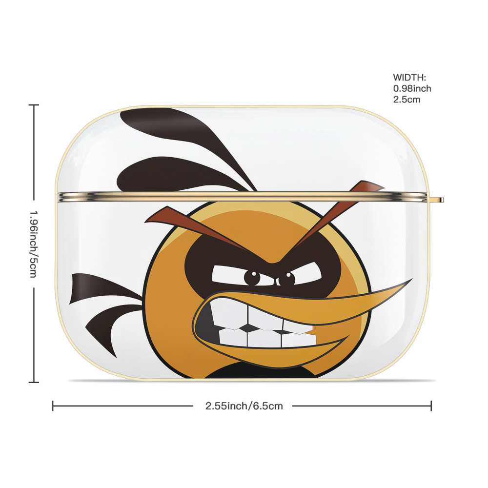 Angry Birds アングリーバード 【AirPods Pro用】ハードシェル保護ケース｜耐衝撃・防指紋・カラビナ付き商品仕様