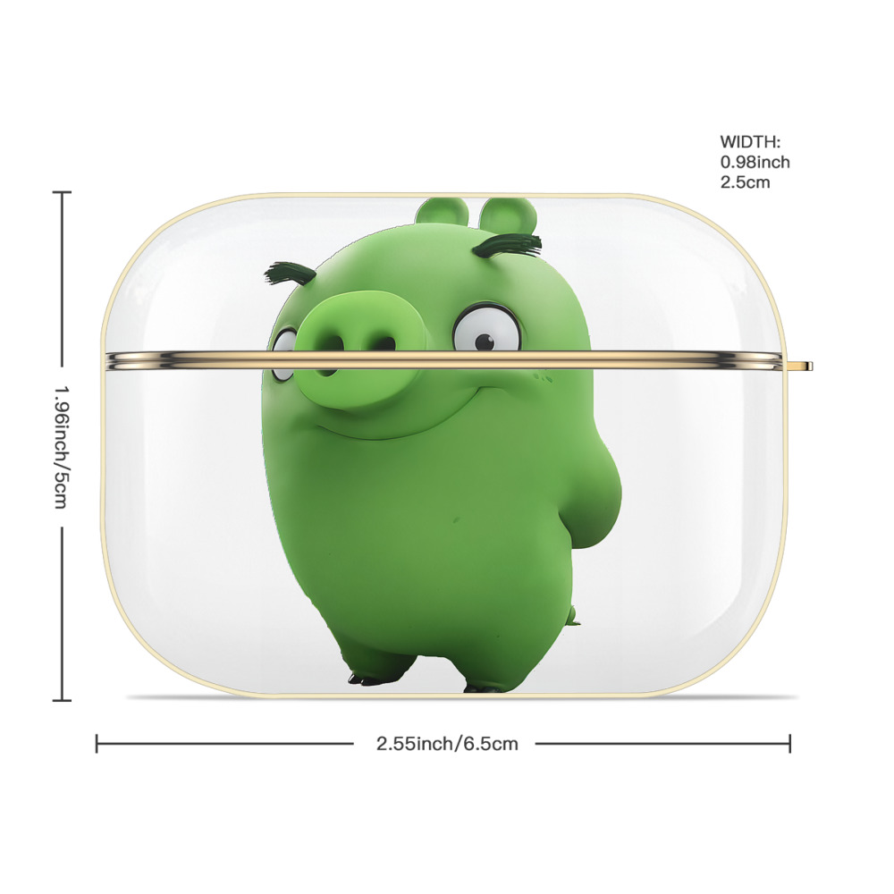 Angry Birds アングリーバード 【AirPods Pro用】ハードシェル保護ケース｜耐衝撃・防指紋・カラビナ付き商品仕様