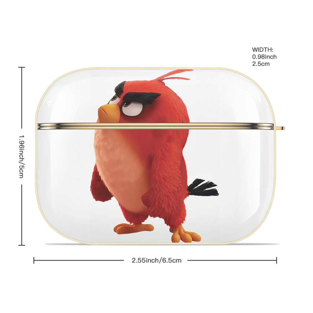 Angry Birds アングリーバード 【AirPods Pro用】ハードシェル保護ケース｜耐衝撃・防指紋・カラビナ付き商品仕様
