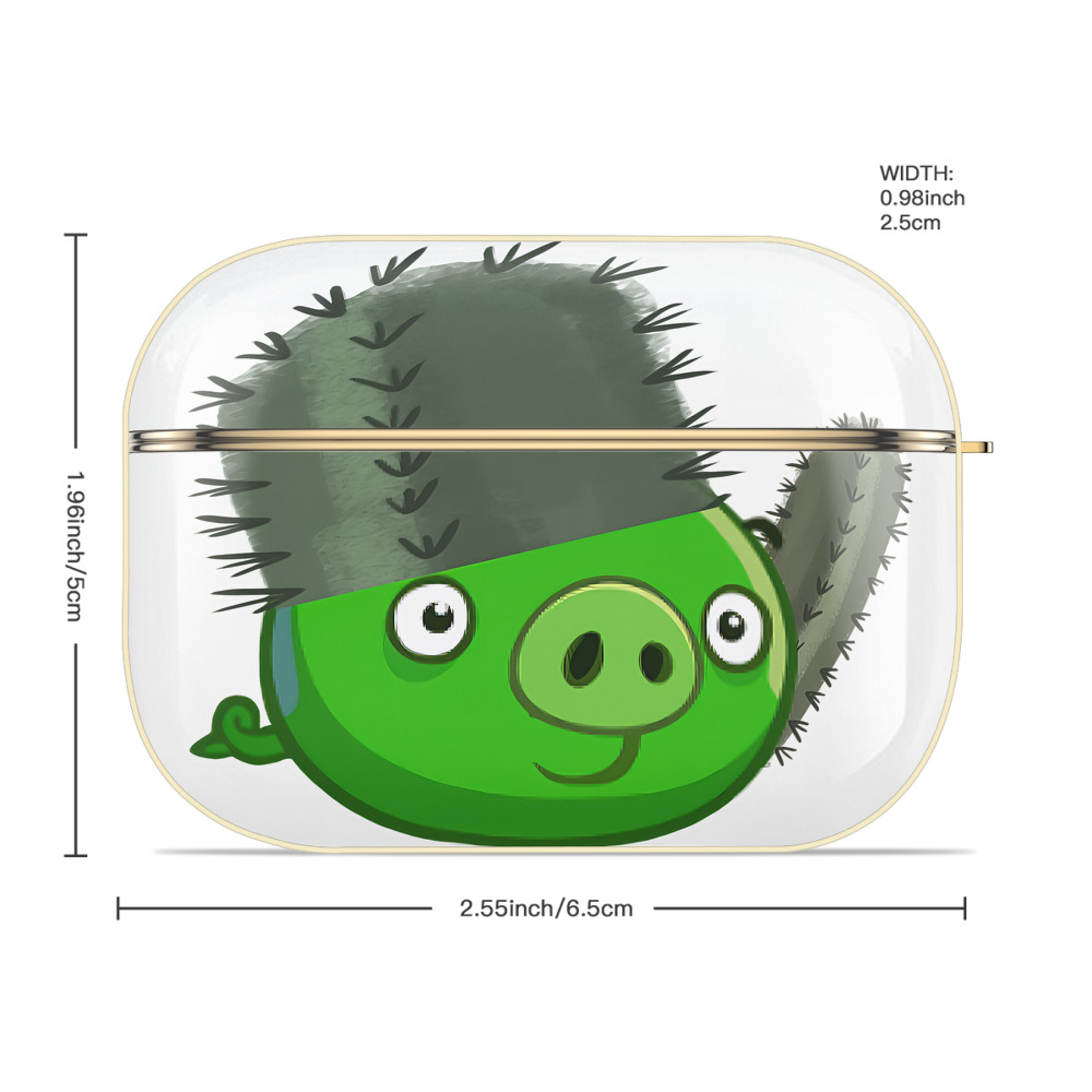 Angry Birds アングリーバード 【AirPods Pro用】ハードシェル保護ケース｜耐衝撃・防指紋・カラビナ付き商品仕様