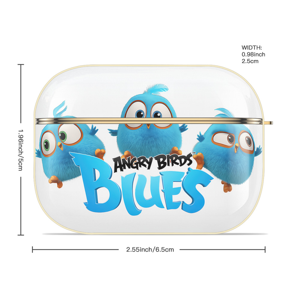 Angry Birds アングリーバード 【AirPods Pro用】ハードシェル保護ケース｜耐衝撃・防指紋・カラビナ付き商品仕様