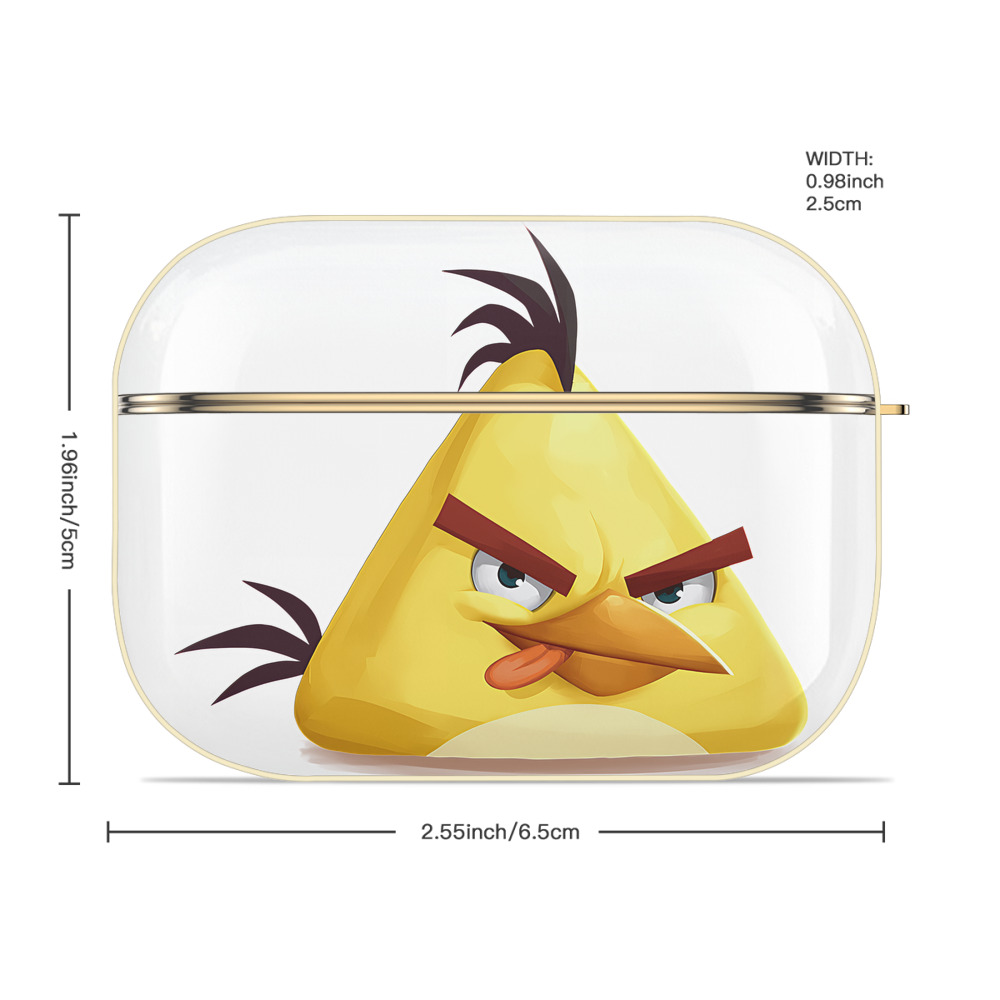 Angry Birds アングリーバード 【AirPods Pro用】ハードシェル保護ケース｜耐衝撃・防指紋・カラビナ付き商品仕様