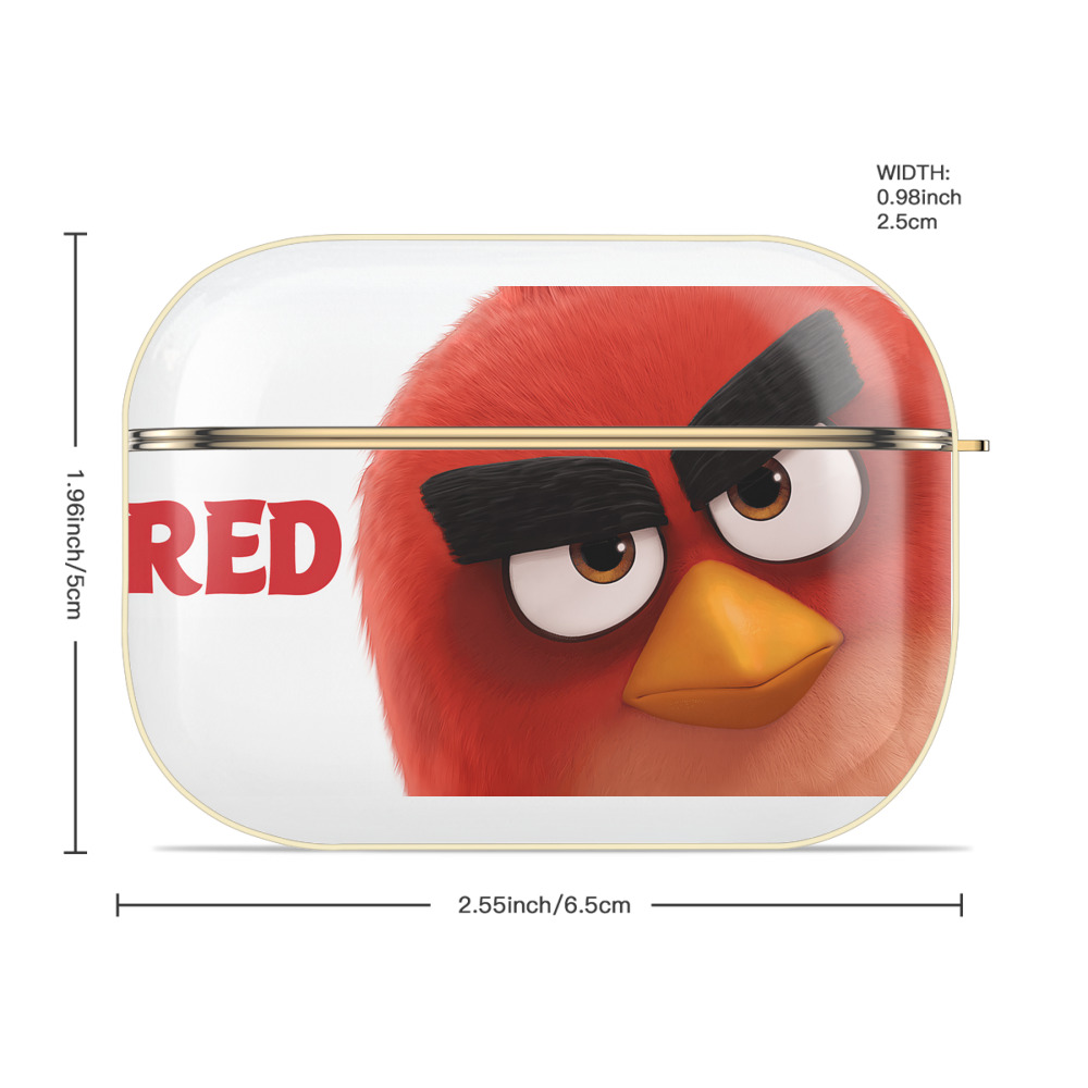 Angry Birds アングリーバード 【AirPods Pro用】ハードシェル保護ケース｜耐衝撃・防指紋・カラビナ付き商品仕様
