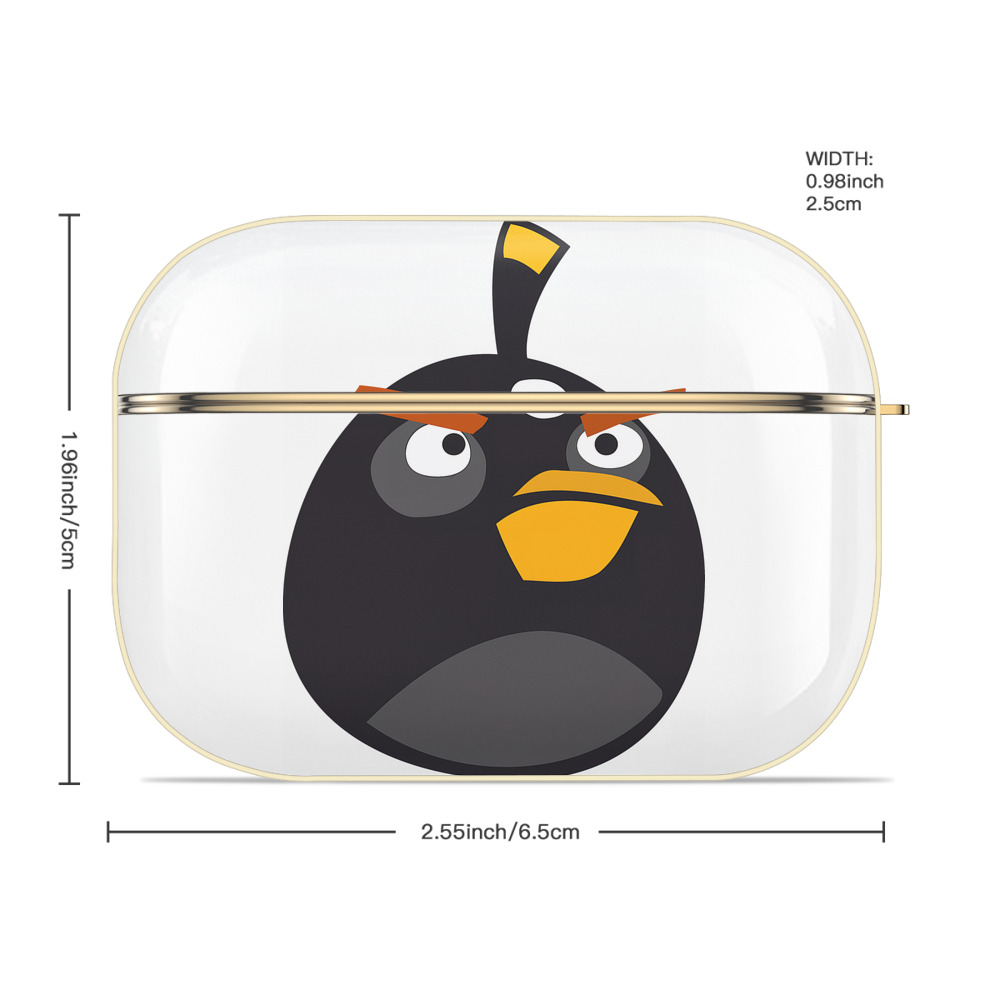 Angry Birds アングリーバード 【AirPods Pro用】ハードシェル保護ケース｜耐衝撃・防指紋・カラビナ付き商品仕様