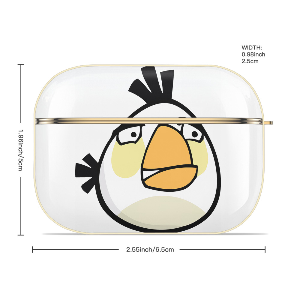 Angry Birds アングリーバード 【AirPods Pro用】ハードシェル保護ケース｜耐衝撃・防指紋・カラビナ付き商品仕様