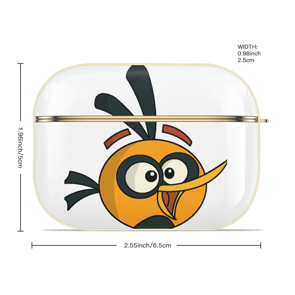 Angry Birds アングリーバード 【AirPods Pro用】ハードシェル保護ケース｜耐衝撃・防指紋・カラビナ付き商品仕様