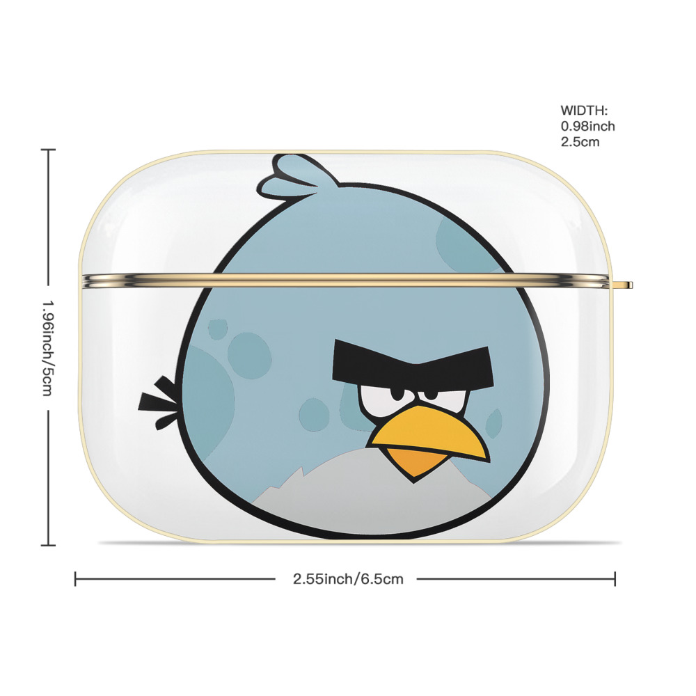 Angry Birds アングリーバード 【AirPods Pro用】ハードシェル保護ケース｜耐衝撃・防指紋・カラビナ付き商品仕様