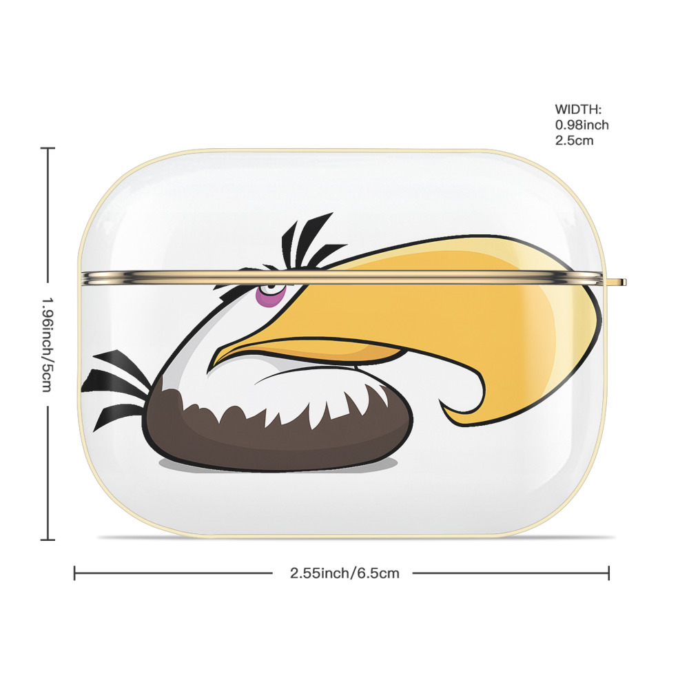 Angry Birds アングリーバード 【AirPods Pro用】ハードシェル保護ケース｜耐衝撃・防指紋・カラビナ付き商品仕様