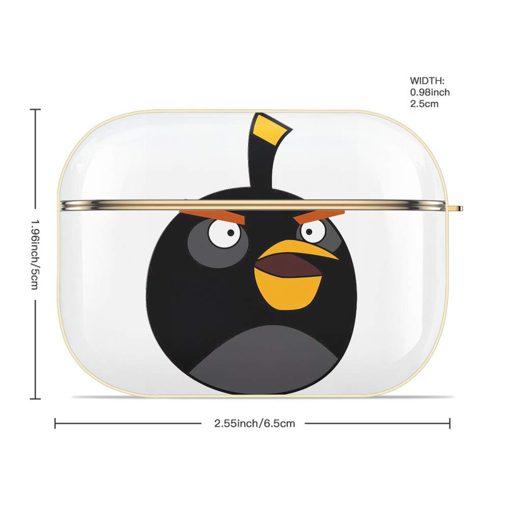 Angry Birds アングリーバード 【AirPods Pro用】ハードシェル保護ケース｜耐衝撃・防指紋・カラビナ付き商品仕様