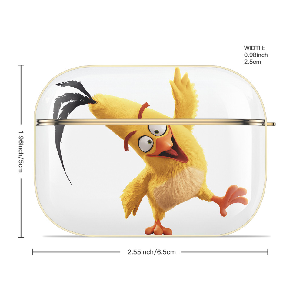Angry Birds アングリーバード 【AirPods Pro用】ハードシェル保護ケース｜耐衝撃・防指紋・カラビナ付き商品仕様