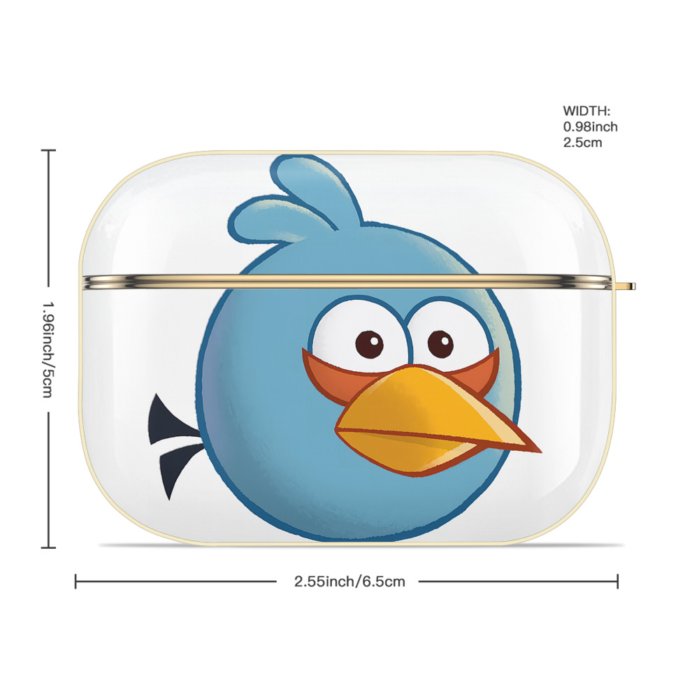 Angry Birds アングリーバード 【AirPods Pro用】ハードシェル保護ケース｜耐衝撃・防指紋・カラビナ付き商品仕様