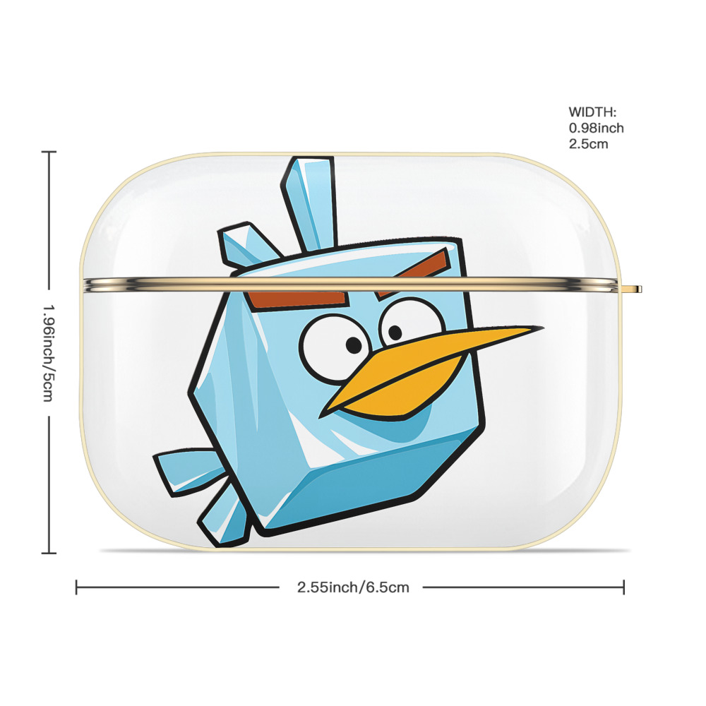 Angry Birds アングリーバード 【AirPods Pro用】ハードシェル保護ケース｜耐衝撃・防指紋・カラビナ付き商品仕様