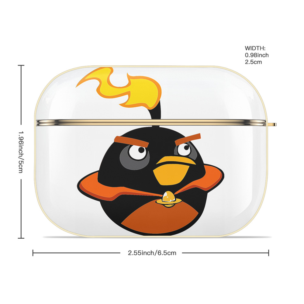 Angry Birds アングリーバード 【AirPods Pro用】ハードシェル保護ケース｜耐衝撃・防指紋・カラビナ付き商品仕様