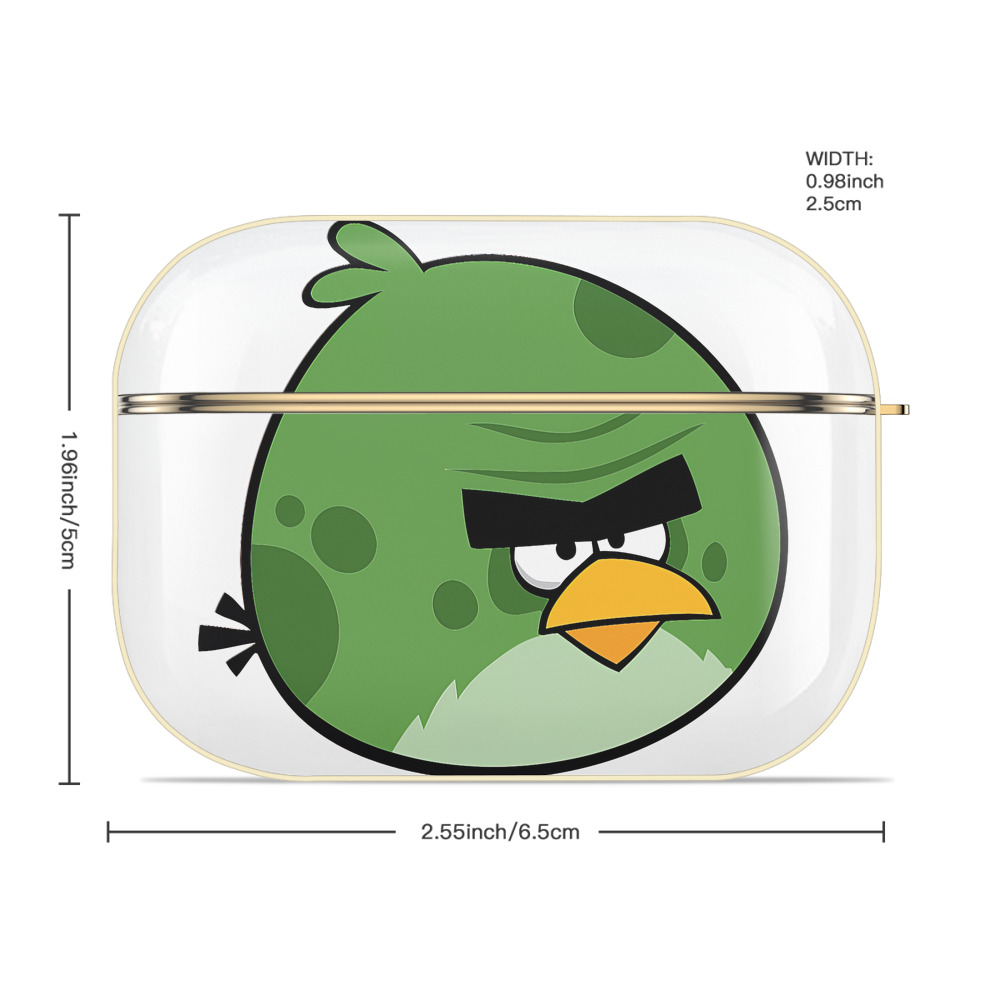 Angry Birds アングリーバード 【AirPods Pro用】ハードシェル保護ケース｜耐衝撃・防指紋・カラビナ付き商品仕様
