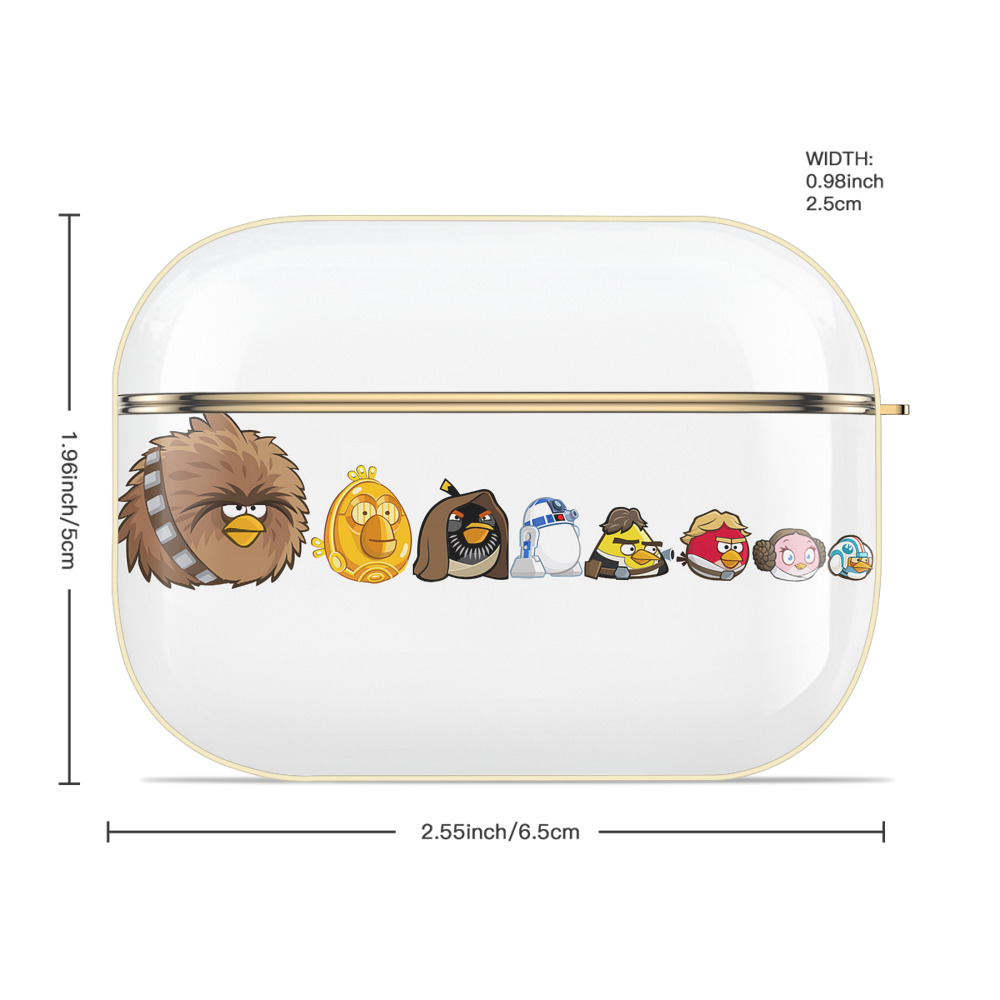 Angry Birds アングリーバード 【AirPods Pro用】ハードシェル保護ケース｜耐衝撃・防指紋・カラビナ付き商品仕様