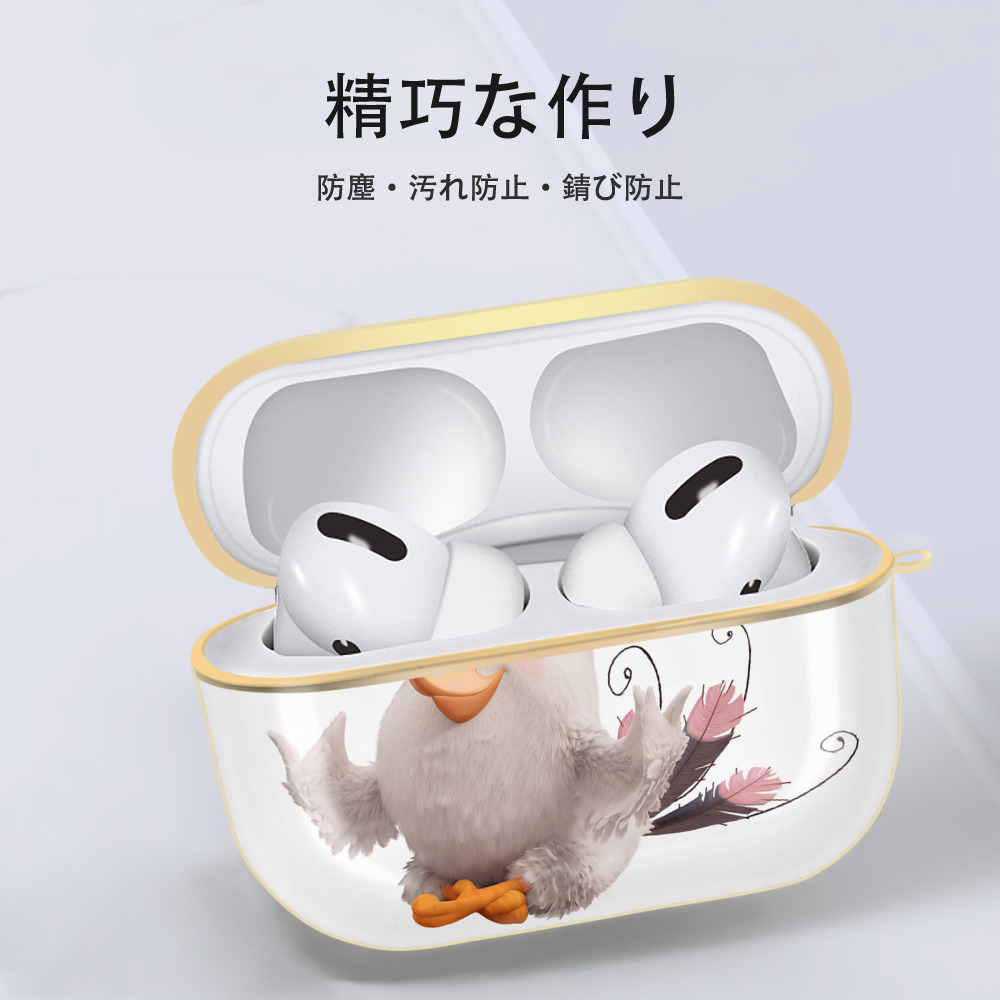 Angry Birds アングリーバード 【AirPods Pro用】ハードシェル保護ケース｜耐衝撃・防指紋・カラビナ付き商品仕様