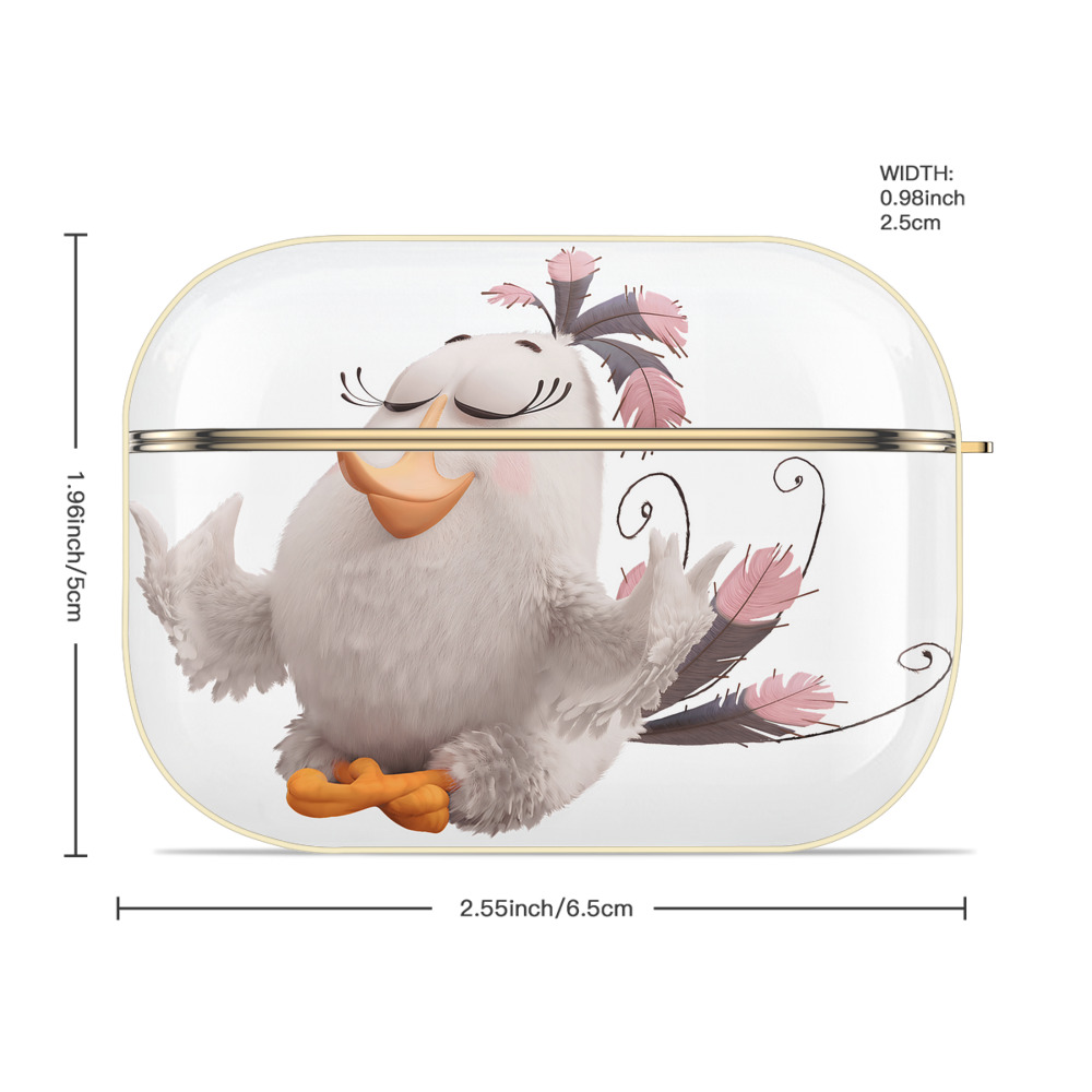 Angry Birds アングリーバード 【AirPods Pro用】ハードシェル保護ケース｜耐衝撃・防指紋・カラビナ付き商品仕様