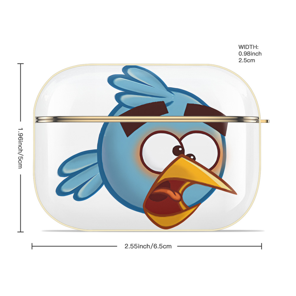 Angry Birds アングリーバード 【AirPods Pro用】ハードシェル保護ケース｜耐衝撃・防指紋・カラビナ付き商品仕様
