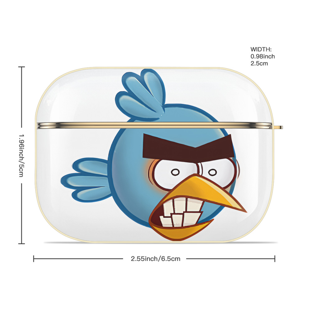 Angry Birds アングリーバード 【AirPods Pro用】ハードシェル保護ケース｜耐衝撃・防指紋・カラビナ付き商品仕様